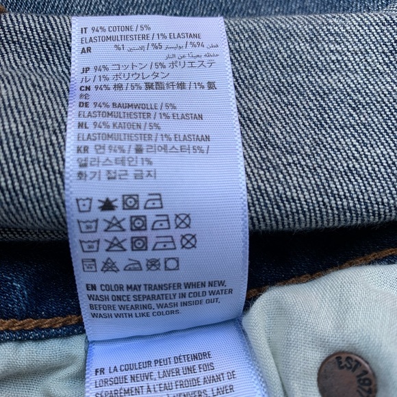 AE Vintage High Rise Slim Ripped & Cuffed Jeans - Picture 8 of 9